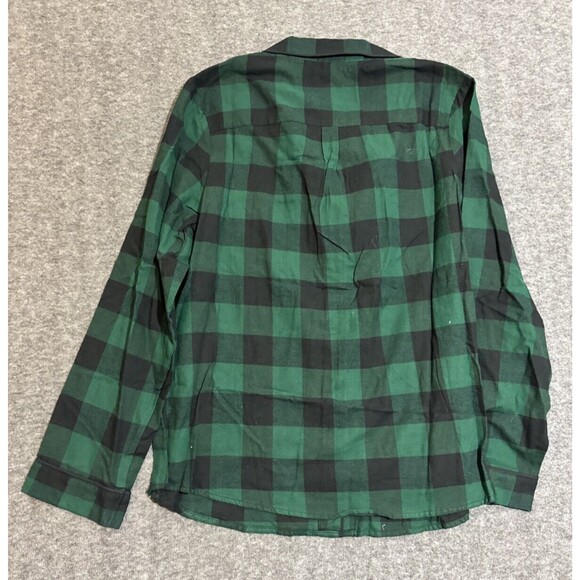 Stars Above Target Women's Sleepwear Long Sleeve Plaid Green Medium - Picture 6 of 6